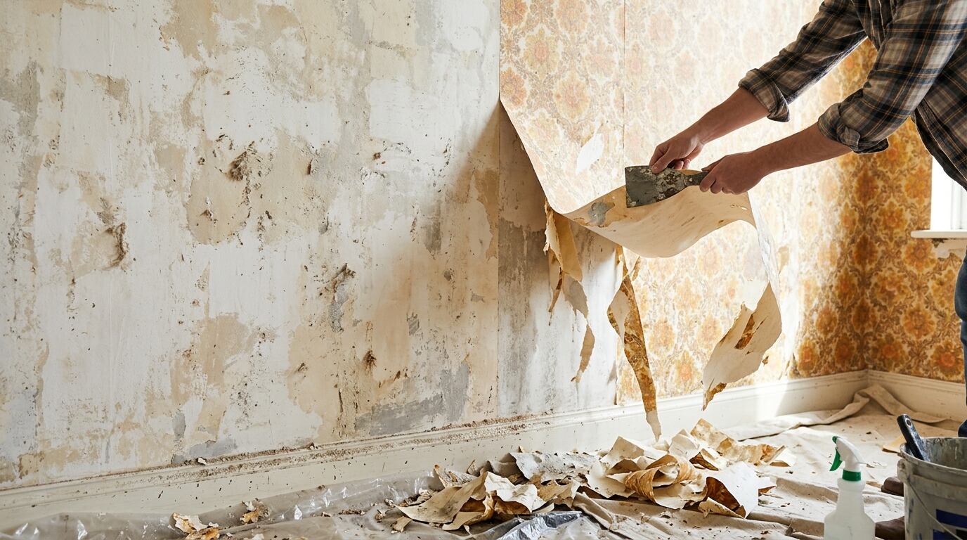 Wallpaper Removal Before Painting: What to Know